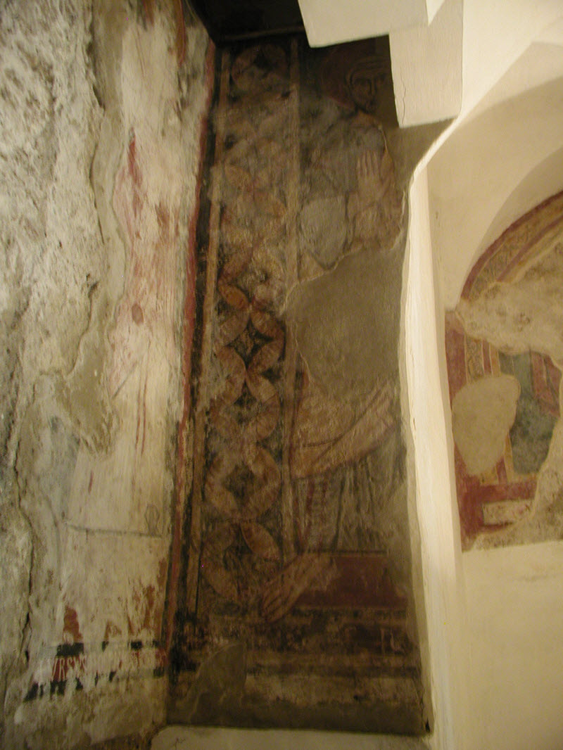 Affresco di un Santo