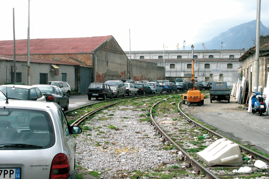 L'area della costruenda Piazza della Liberta' prima dell'apertura del cantiere