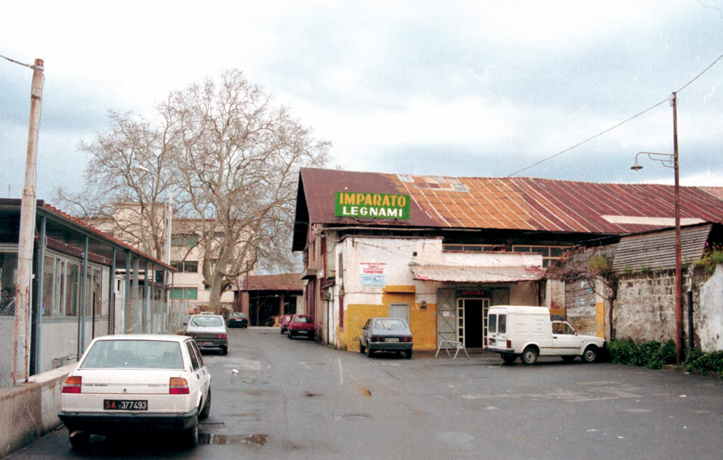 L'area della costruenda Piazza della Liberta' prima dell'apertura del cantiere