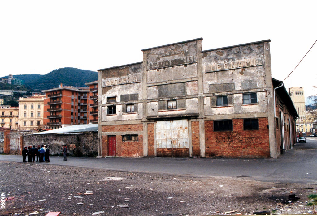 L'area della costruenda Piazza della Liberta' prima dell'apertura del cantiere