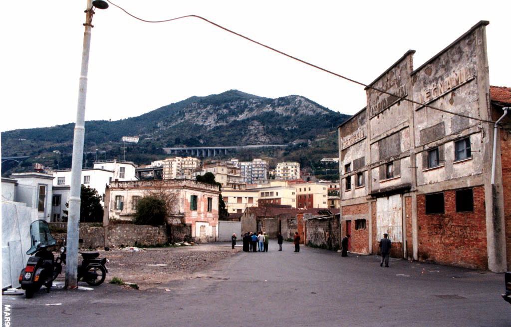 L'area della costruenda Piazza della Liberta' prima dell'apertura del cantiere