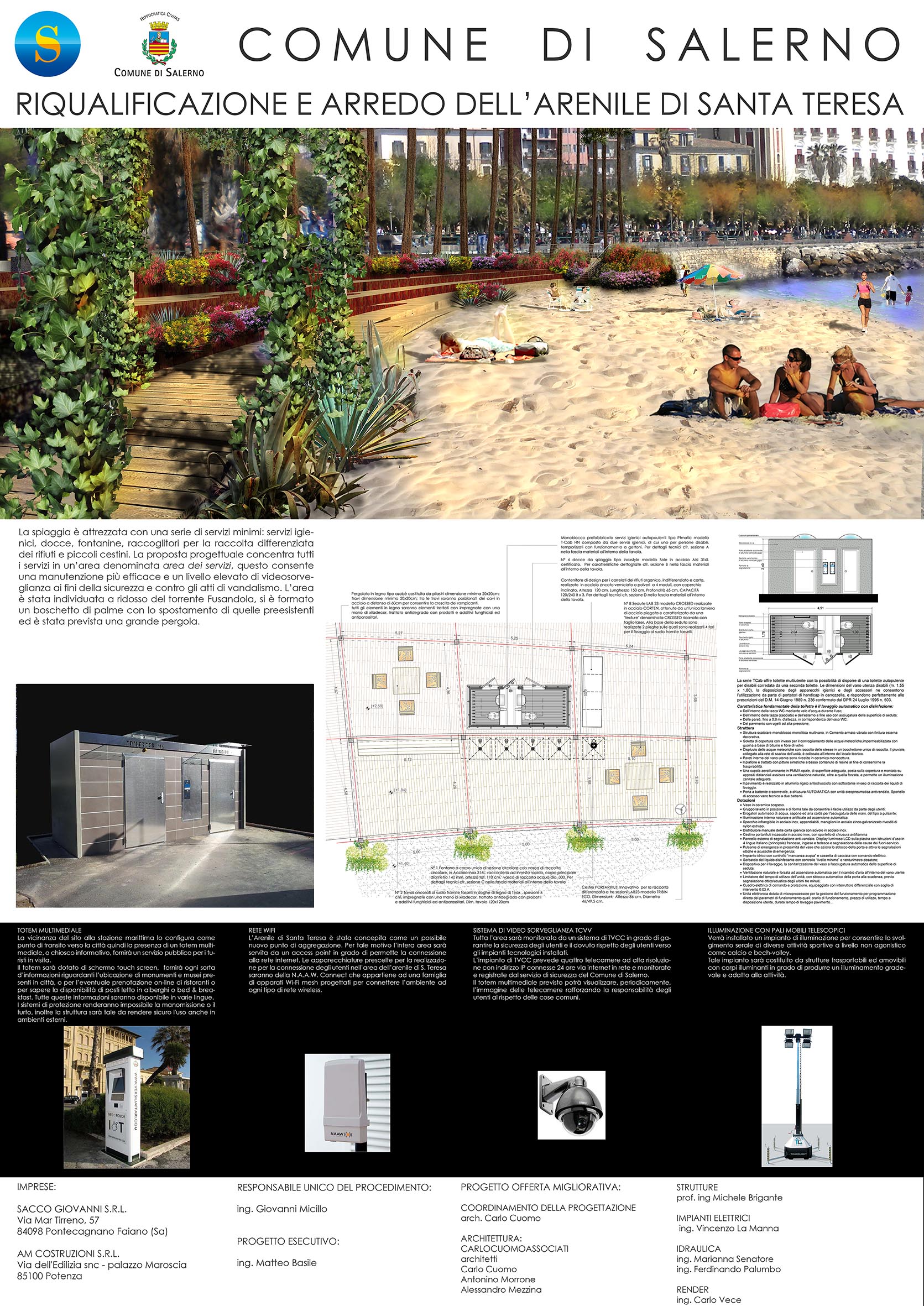 Consegnati i lavori di riqualificazione della spiaggia Santa Teresa