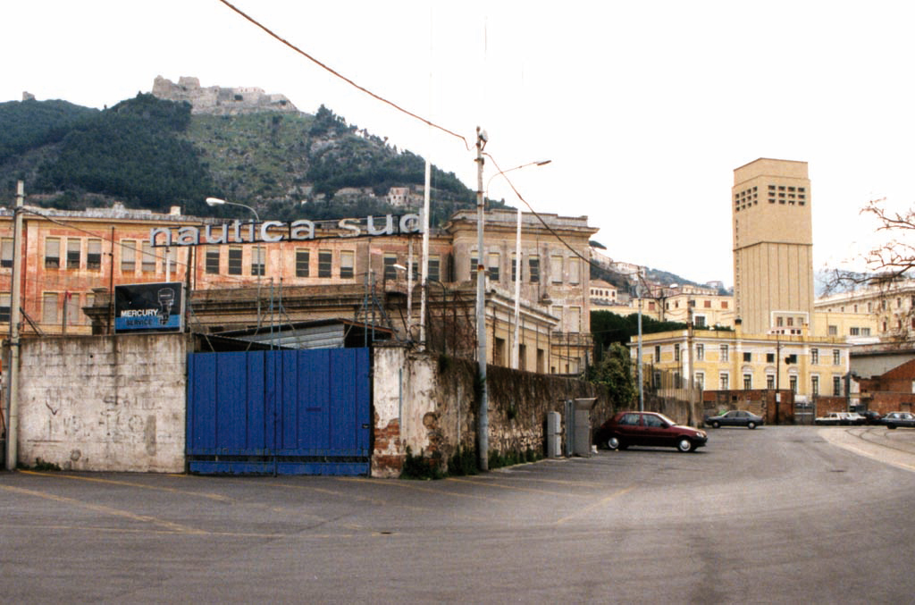 L'area della costruenda Piazza della Liberta' prima dell'apertura del cantiere