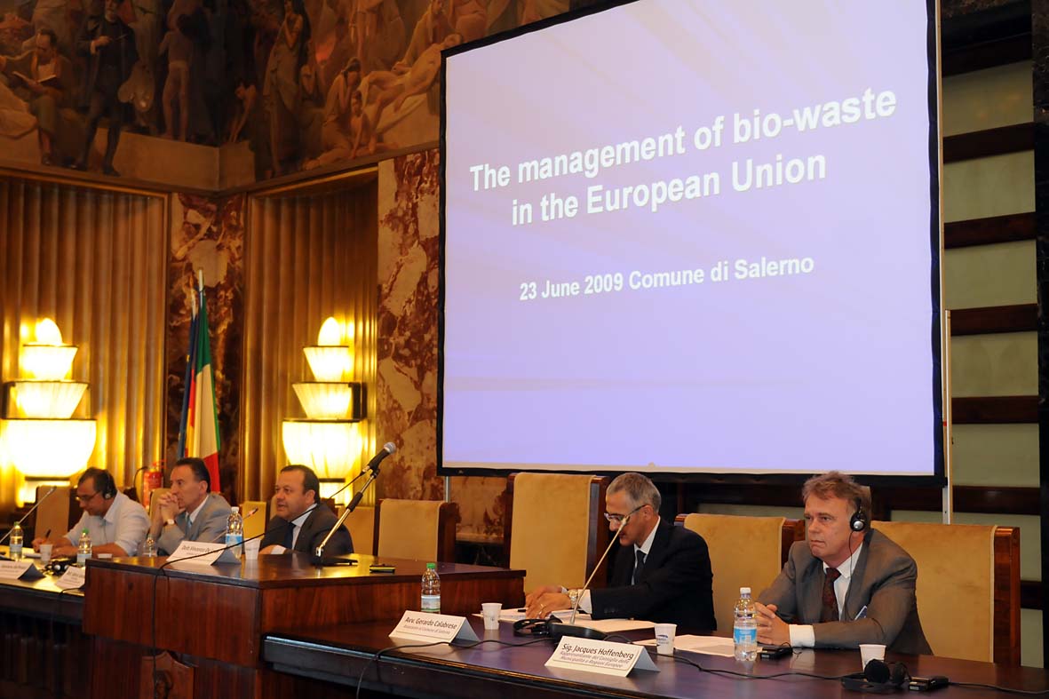 Salerno ospita i lavori del European Economic Social Committee. Palazzo di Citta' 22 e 23 giugno 2009