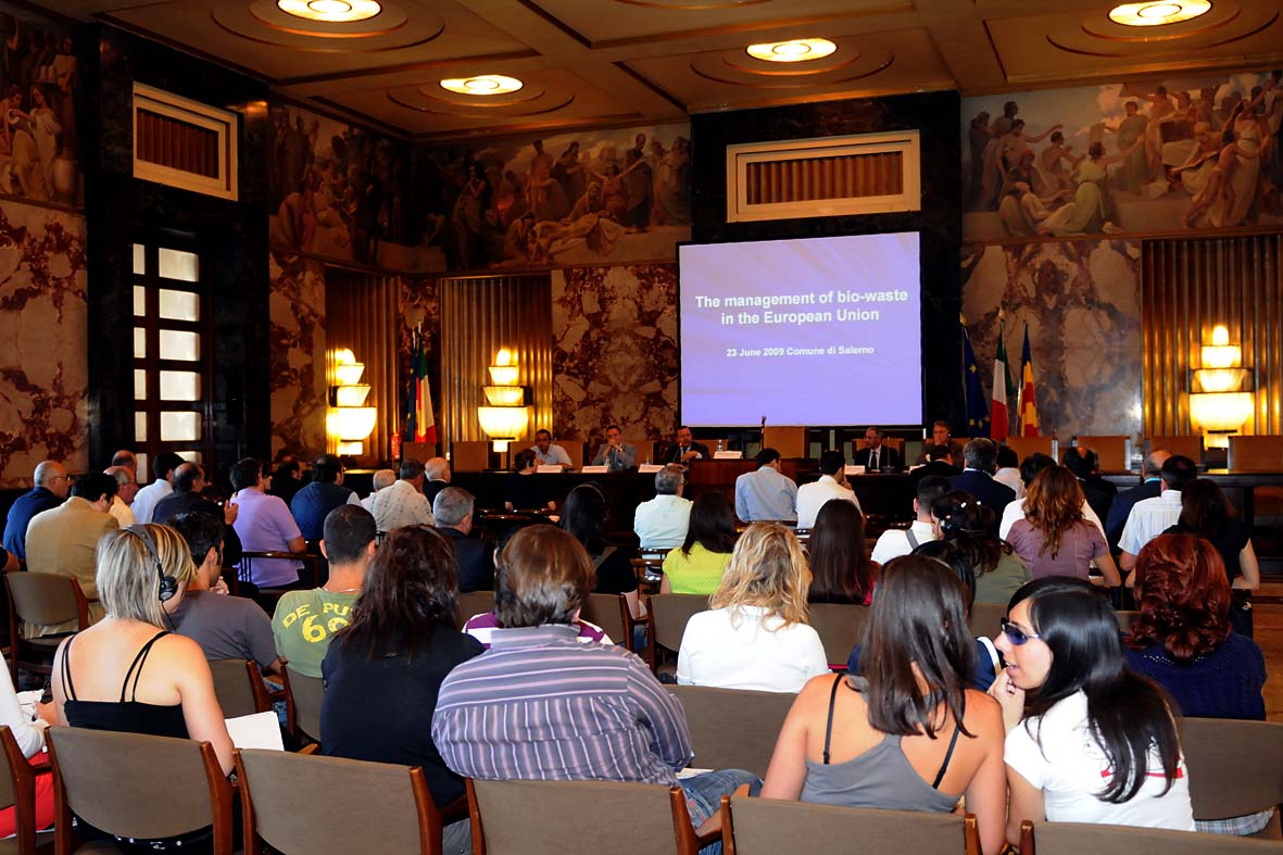 Salerno ospita i lavori del European Economic Social Committee. Palazzo di Citta' 22 e 23 giugno 2009