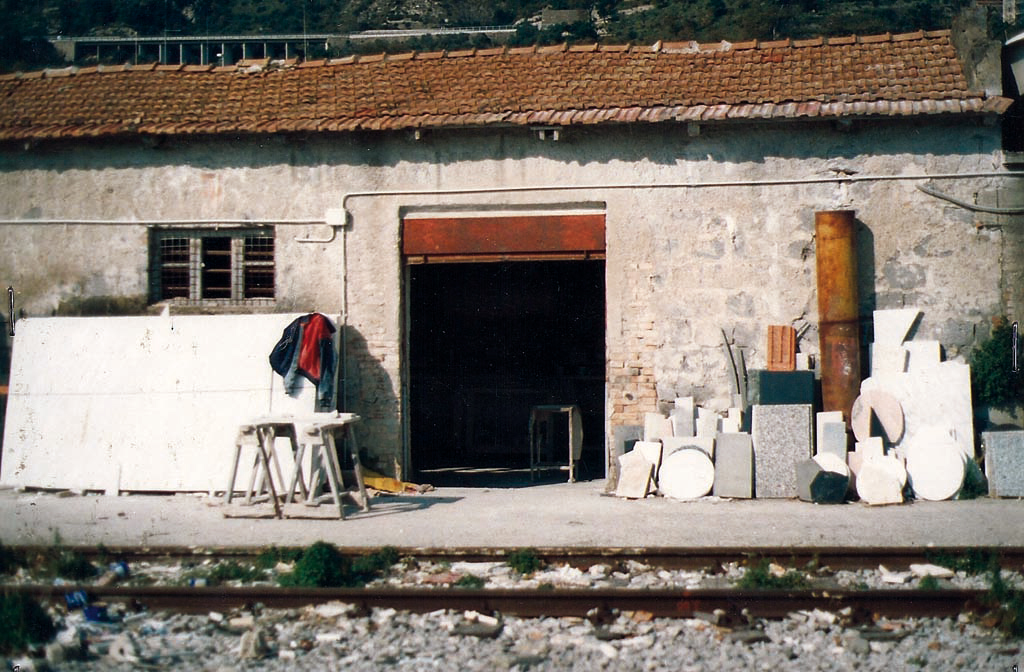 L'area della costruenda Piazza della Liberta' prima dell'apertura del cantiere