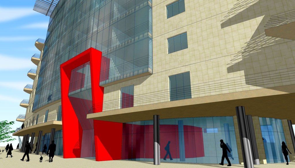 L'ingresso agli uffici