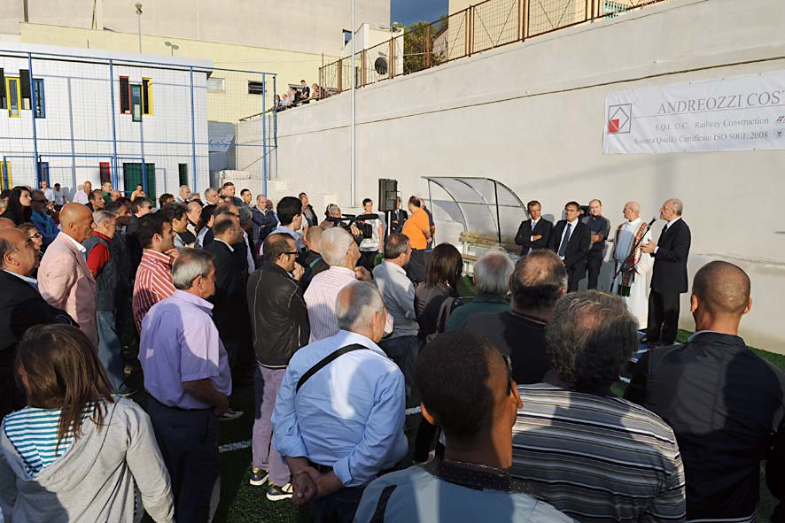 Con il Sindaco De Luca l'inaugurazione del nuovo campo sportivo di Matierno
