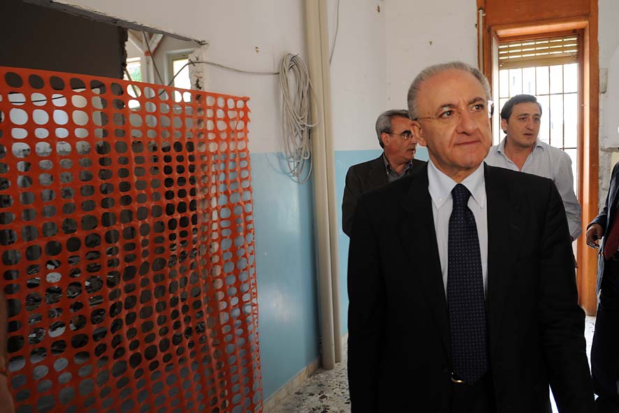 Il Sindaco di Salerno da' il via ai lavori per la realizzazione di un nuovo asilo nido comunale. Via Fusandola, giovedi' 2 luglio 2009