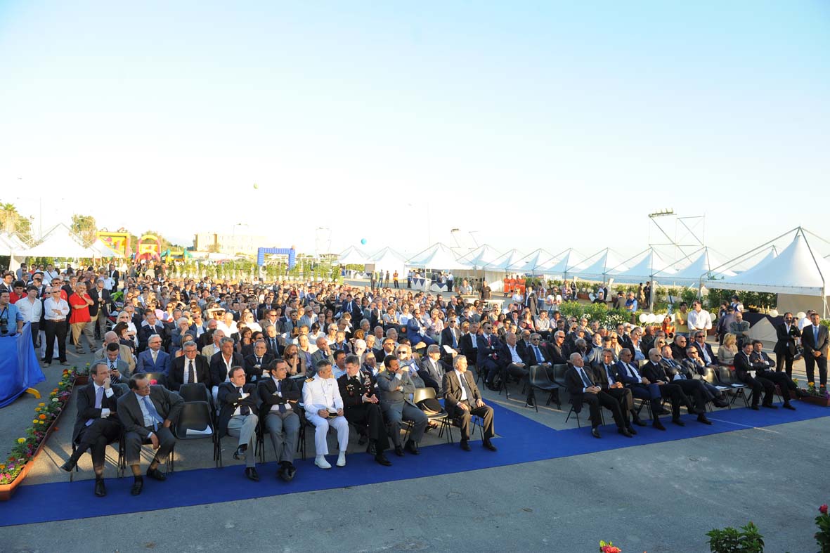 Marina d'Arechi Port Village. La cerimonia per l'apertura del cantiere. Salerno, 9 luglio 2010
