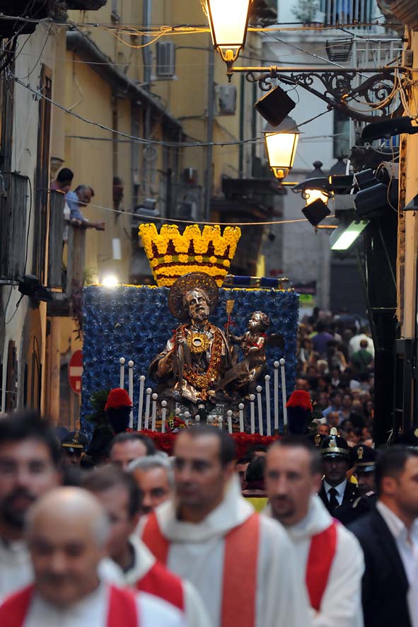 La Solenne Processione di San Matteo, Patrono della Citta'. Salerno, 21 settembre 2010