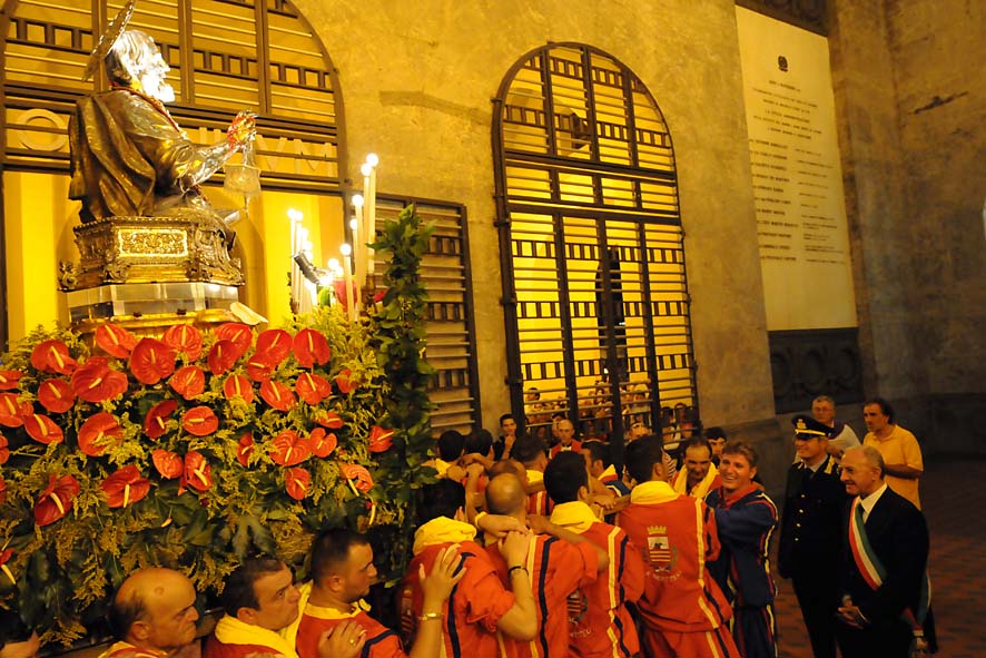 La Solenne Processione di San Matteo, Patrono della Citta'. Salerno, 21 settembre 2010