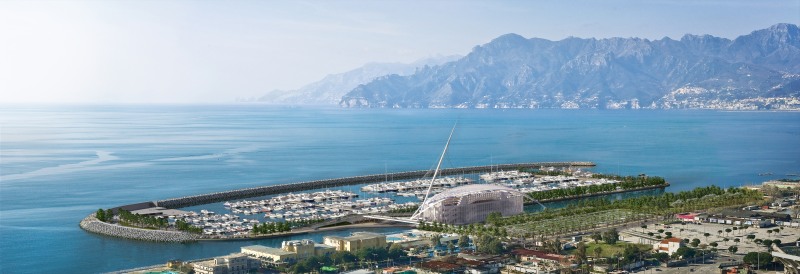 Marina d'Arechi Port Village. Apertura del cantiere, 9 luglio 2010