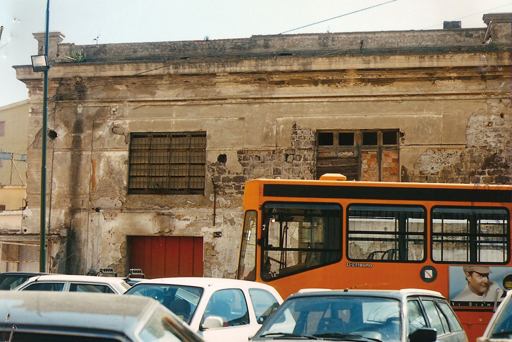 L'area della costruenda Piazza della Liberta' prima dell'apertura del cantiere