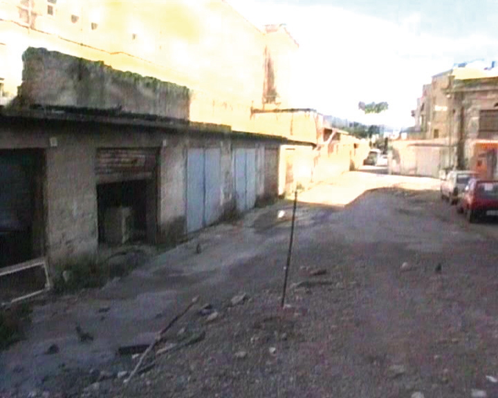 L'area della costruenda Piazza della Liberta' prima dell'apertura del cantiere