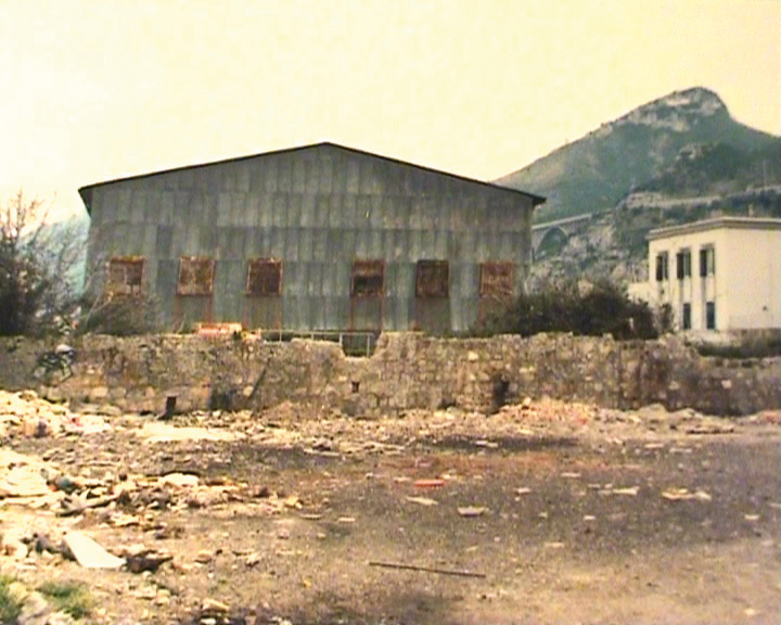 L'area della costruenda Piazza della Liberta' prima dell'apertura del cantiere