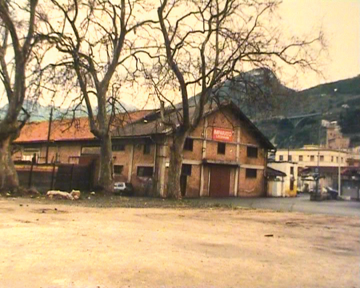 L'area della costruenda Piazza della Liberta' prima dell'apertura del cantiere