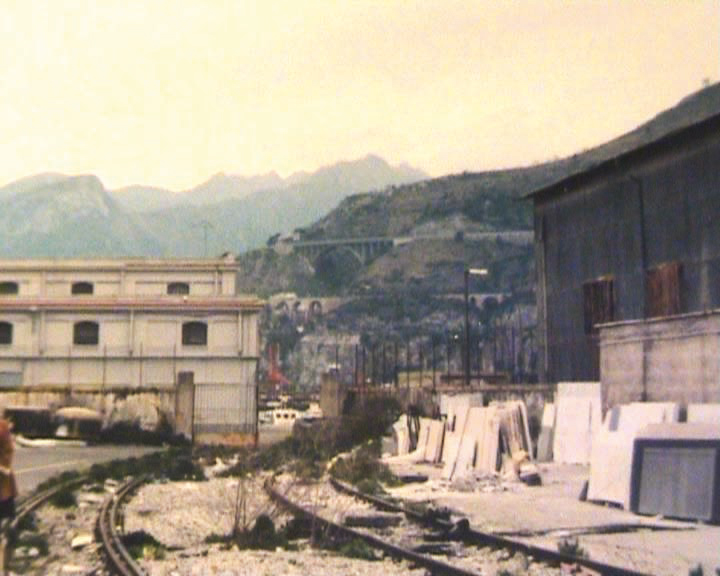 L'area della costruenda Piazza della Liberta' prima dell'apertura del cantiere