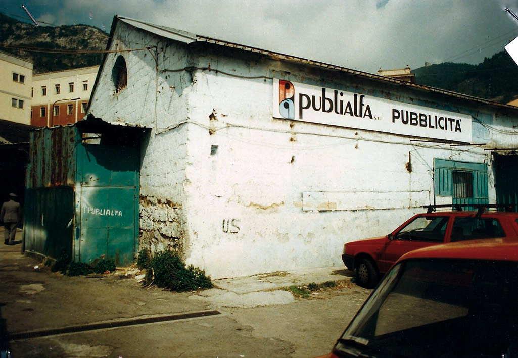L'area della costruenda Piazza della Liberta' prima dell'apertura del cantiere