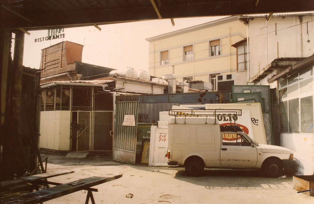 L'area della costruenda Piazza della Liberta' prima dell'apertura del cantiere