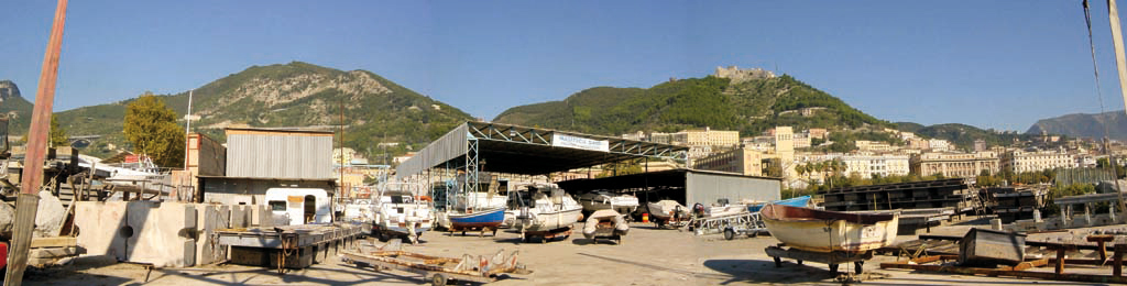 L'area della costruenda Piazza della Liberta' prima dell'apertura del cantiere