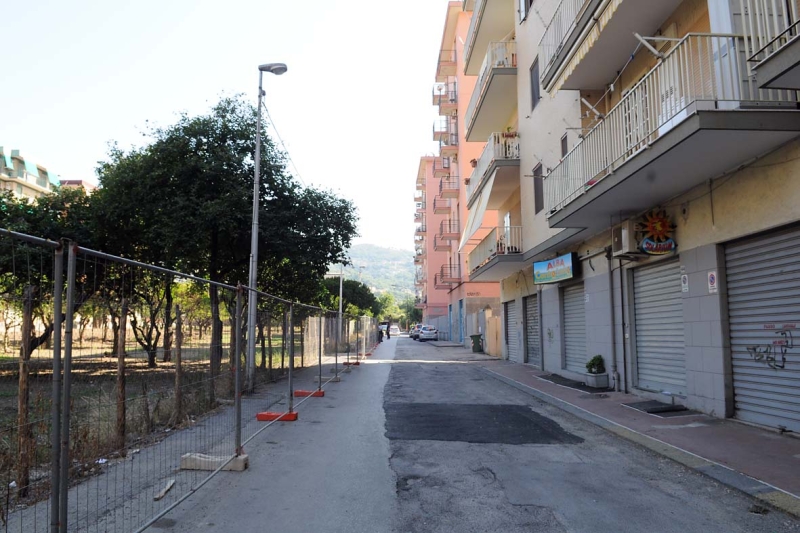 Via Galloppo - Quartiere Torrione: il Sindaco De Luca da' il via ai lavori di sistemazione viaria e di riqualificazione urbana. 13 Luglio 2009
