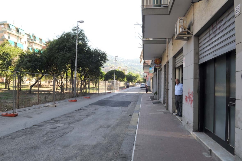 Via Galloppo - Quartiere Torrione: il Sindaco De Luca da' il via ai lavori di sistemazione viaria e di riqualificazione urbana. 13 Luglio 2009