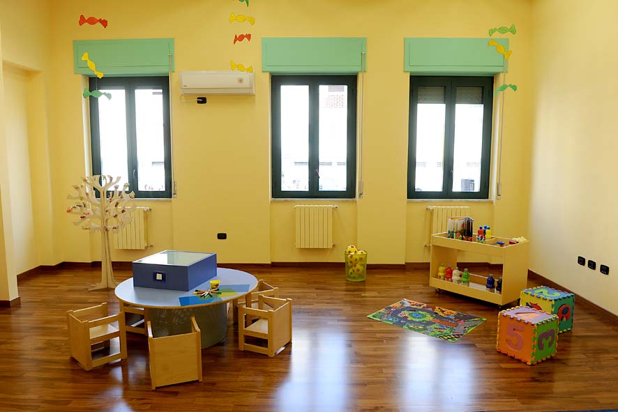 Con il Sindaco De Luca inaugurazione dell'Asilo Nido di Via D'Allora. Salerno, 17 Settembre 2011.