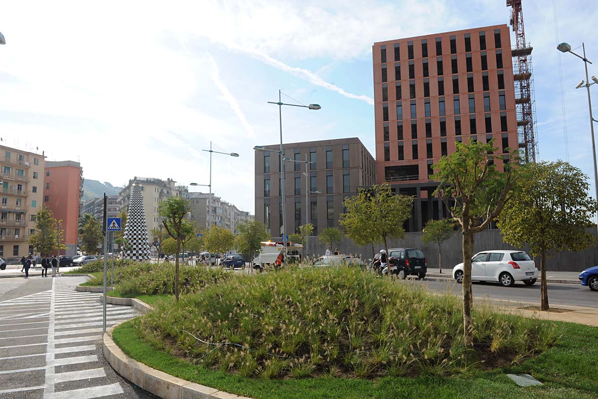 Visita al cantiere della Cittadella Giudiziaria e inaugurazione del parcheggio. Salerno, 18 settembre 2010