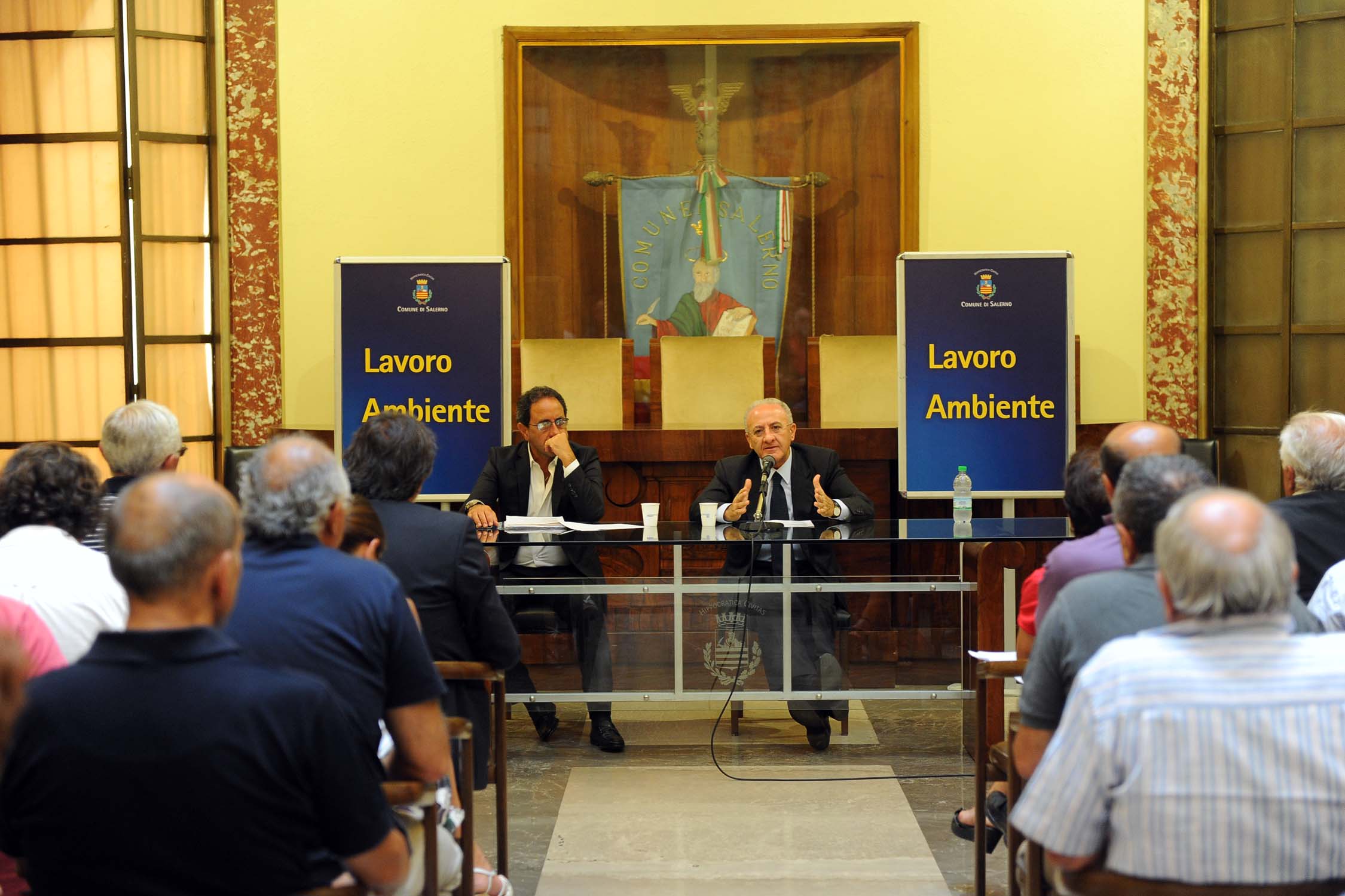 San Matteo 2010: conferenza stampa di presentazione del programma di opere  e lavori pubblici per Salerno