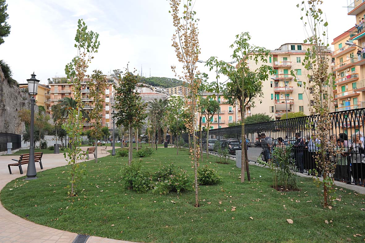 Inaugurazione dei Giardini La Carnale a Torrione. Salerno, 18 settembre 2010