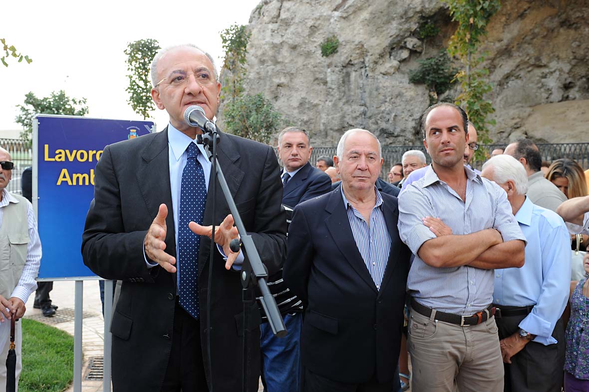 Inaugurazione dei Giardini La Carnale a Torrione. Salerno, 18 settembre 2010