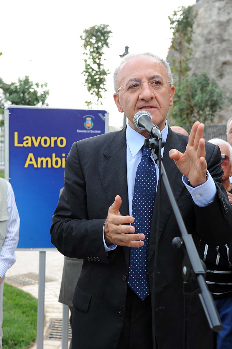 Inaugurazione dei Giardini La Carnale a Torrione. Salerno, 18 settembre 2010