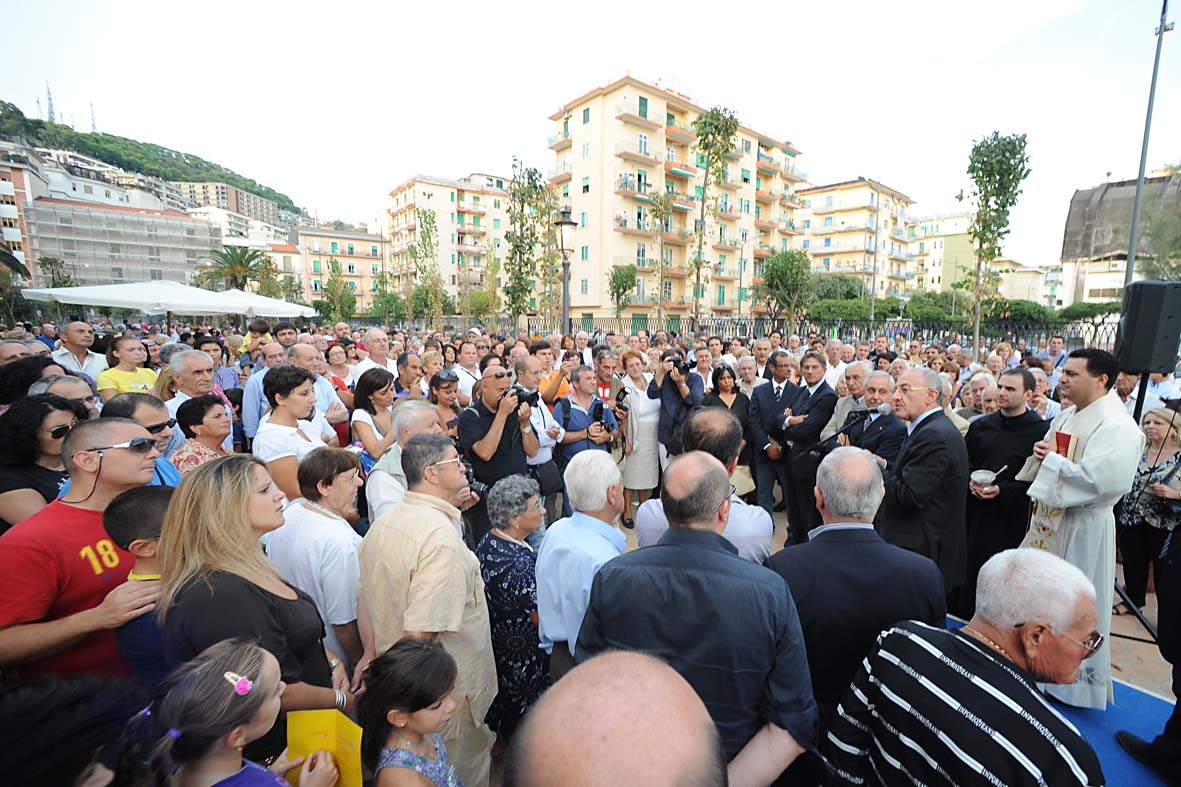 Inaugurazione dei Giardini La Carnale a Torrione. Salerno, 18 settembre 2010