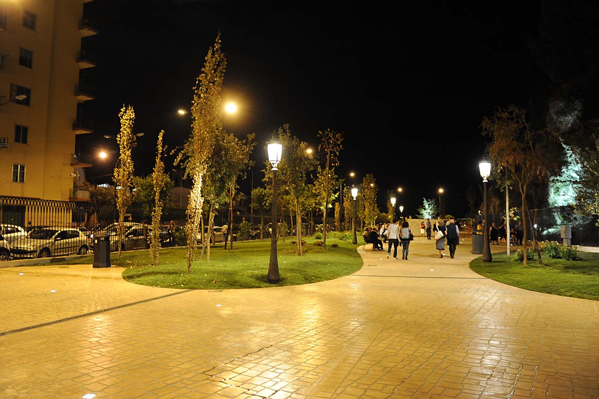 Inaugurazione dei Giardini La Carnale a Torrione. Salerno, 18 settembre 2010