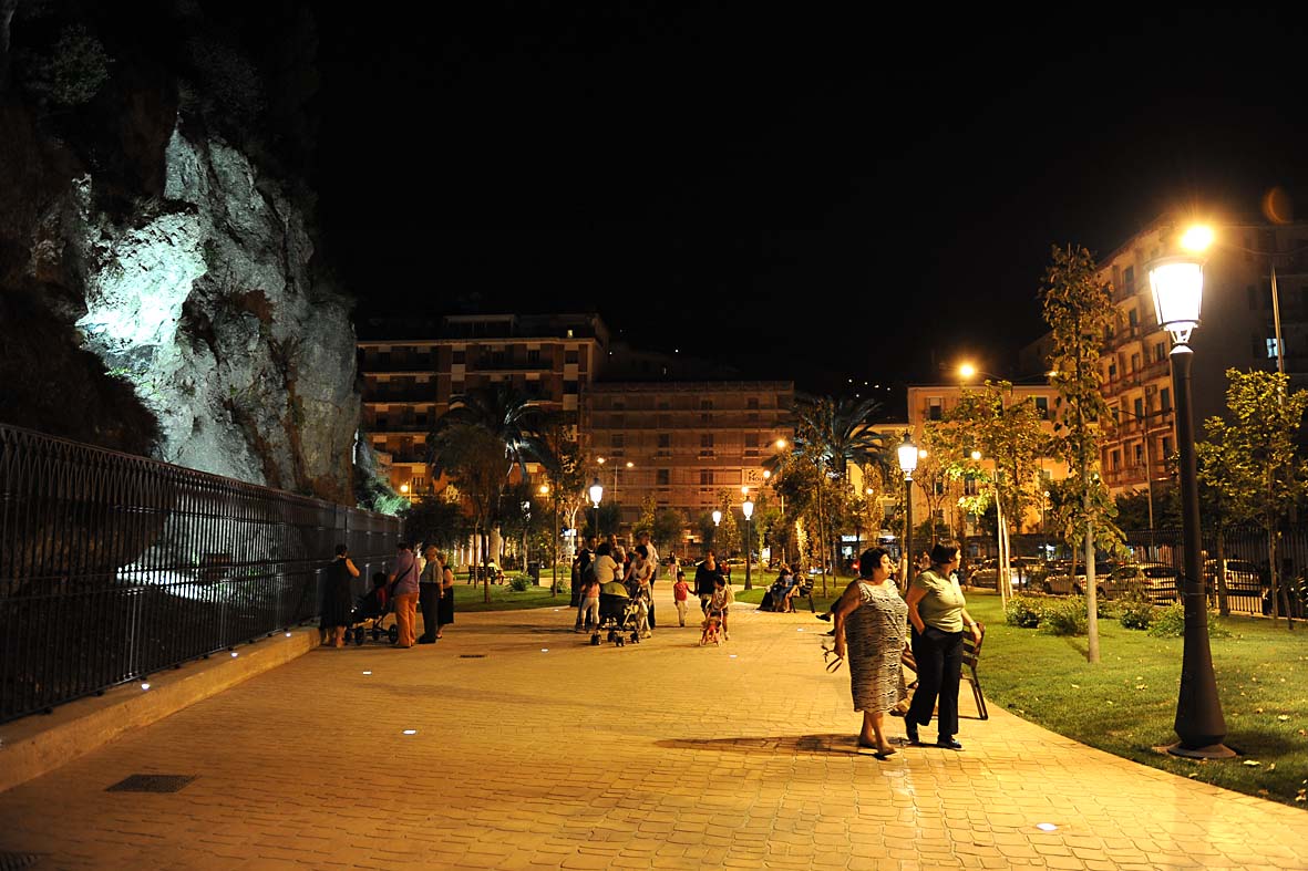 Inaugurazione dei Giardini La Carnale a Torrione. Salerno, 18 settembre 2010