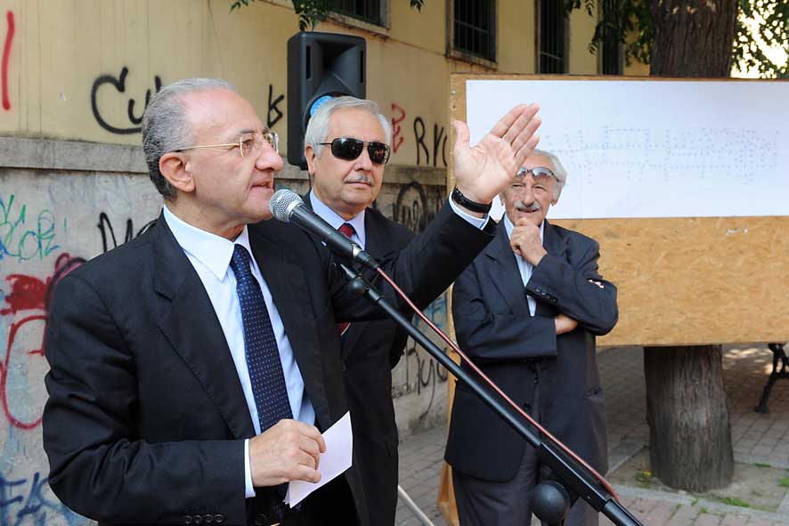 Al via i lavori per la realizzazione del nuovo impianto pubblica illuminazione a Torrione. 5 ottobre 2009