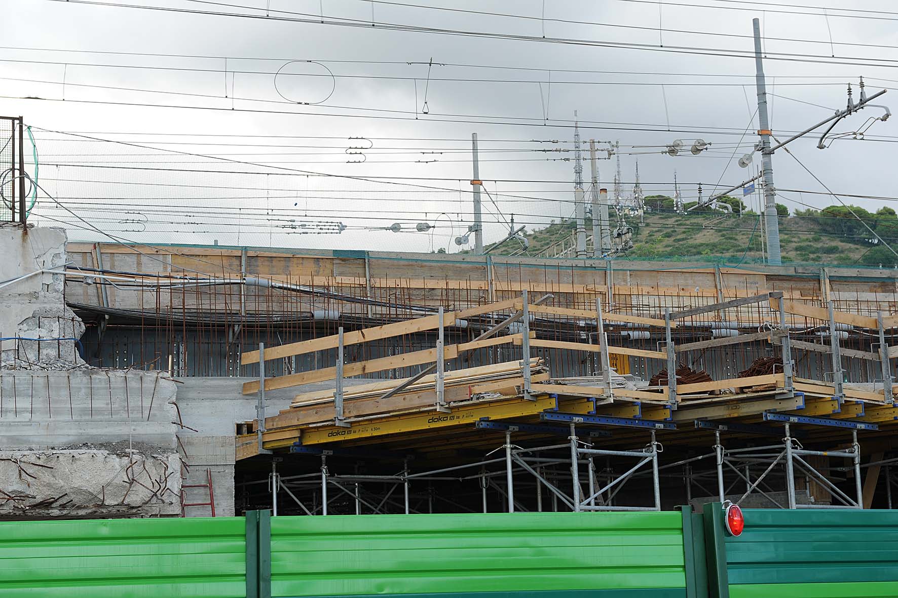 Il Sindaco De Luca in visita al cantiere Sottopasso Lungoirno