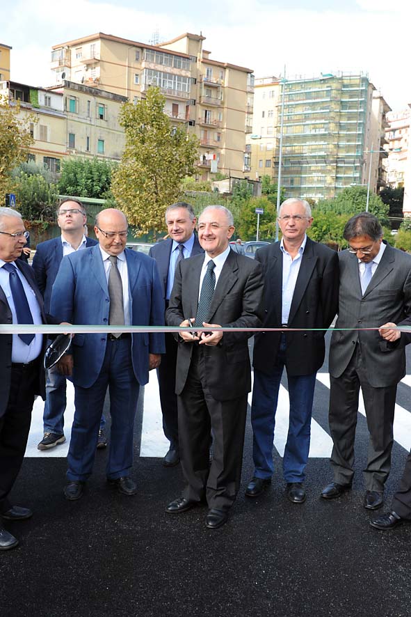 Il Sindaco De Luca inaugura il nuovo Ponte dellIrno, 15 settembre 2009