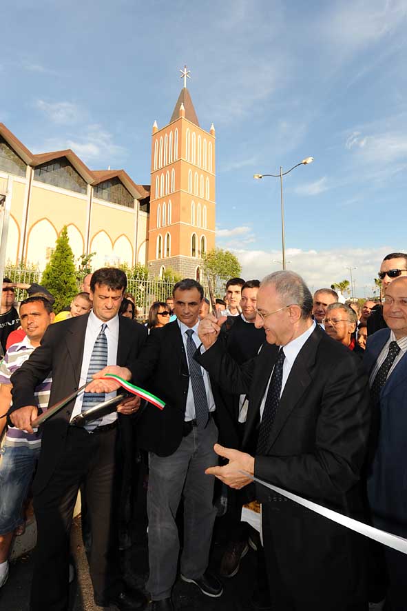 Mariconda, 3 giugno 2009: Inaugurazione nuovo campo sportivo con il Sindaco De Luca