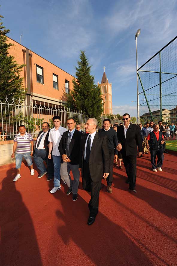 Mariconda, 3 giugno 2009: Inaugurazione nuovo campo sportivo con il Sindaco De Luca