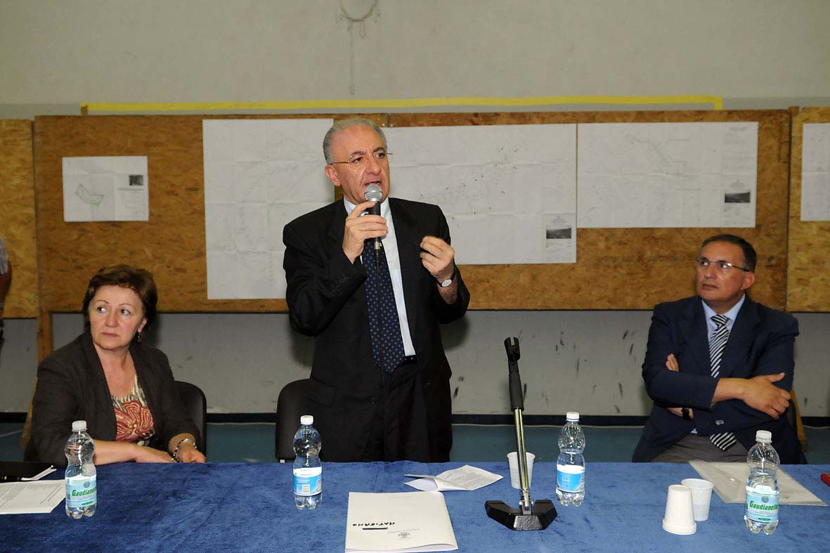 Grandi lavori a Matierno. Il Sindaco De Luca incontra i cittadini per illustrare le opere e i lavori pubblici programmati. Martedi' 7 luglio 2009