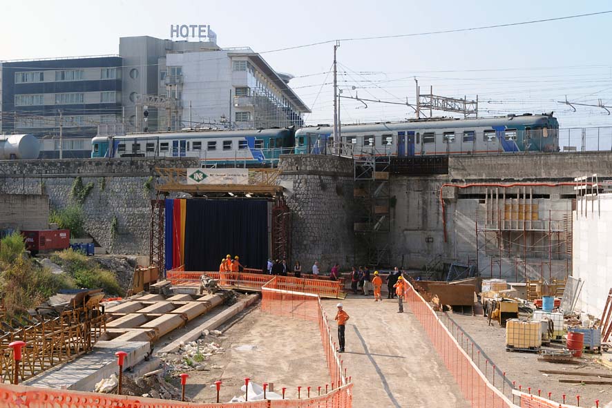 Lungoirno: apertura sottopasso via Vinciprova - via Torrione. Salerno, 16 settembre 2010