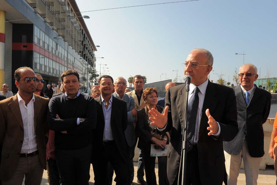 Lungoirno: apertura sottopasso via Vinciprova - via Torrione. Salerno, 16 settembre 2010