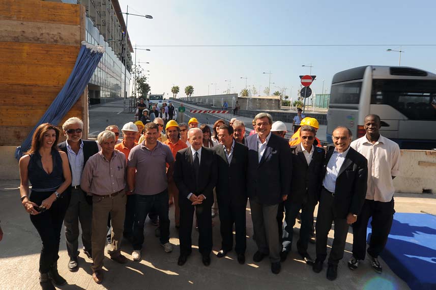 Lungoirno: apertura sottopasso via Vinciprova - via Torrione. Salerno, 16 settembre 2010