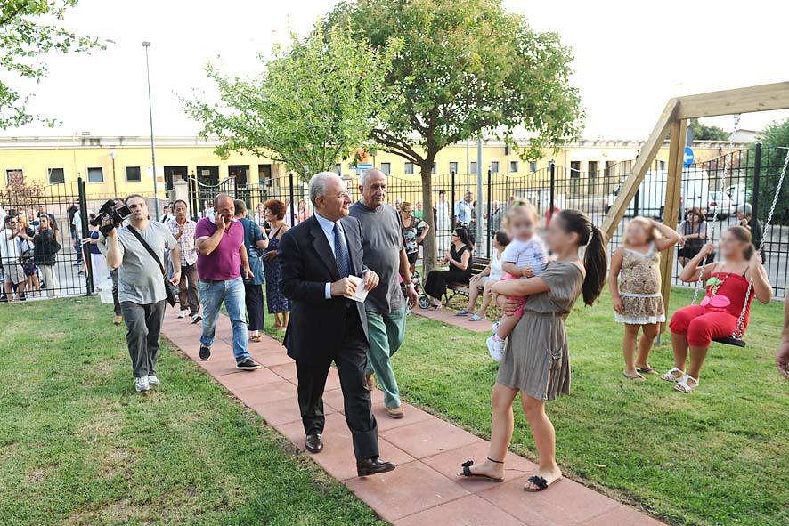 Inaugurazione nuova piazza ed arredo urbano via Monticelli. Salerno, 8 settembre 2011