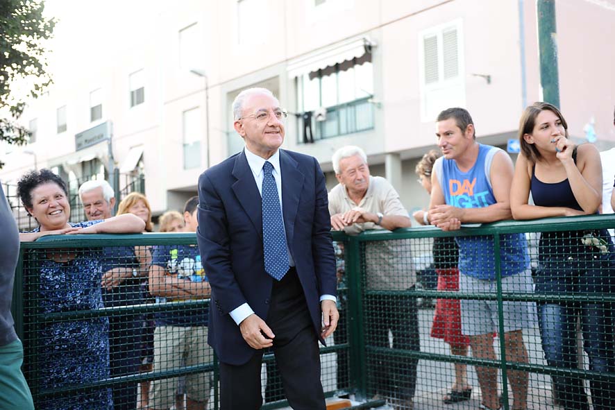 Inaugurazione nuova piazza ed arredo urbano via Monticelli. Salerno, 8 settembre 2011