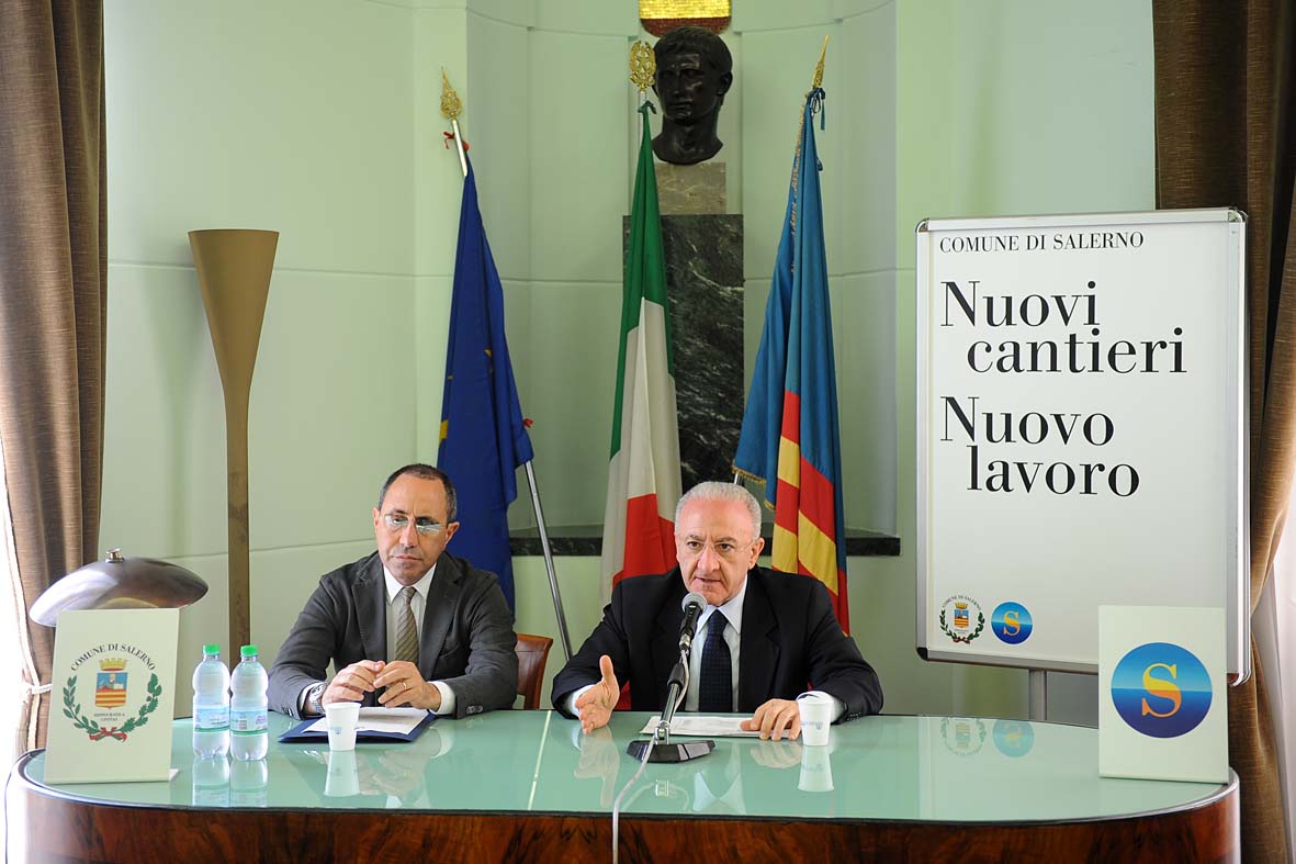 Il Sindaco De Luca presenta il nuovo programma di opere pubbliche