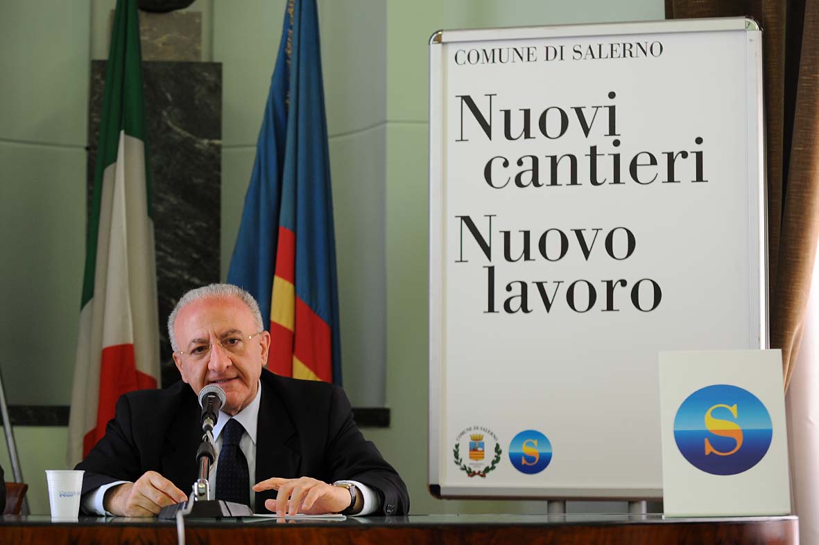Il Sindaco De Luca presenta il nuovo programma di opere pubbliche