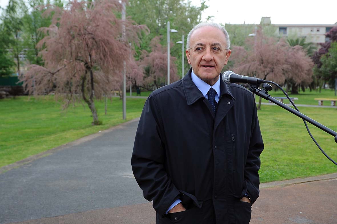 Nuove fontane al Parco del Mercatello. L'inaugurazione con il Sindaco, 13 aprile 2011